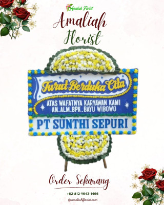 Papan Bunga Duka di Komet